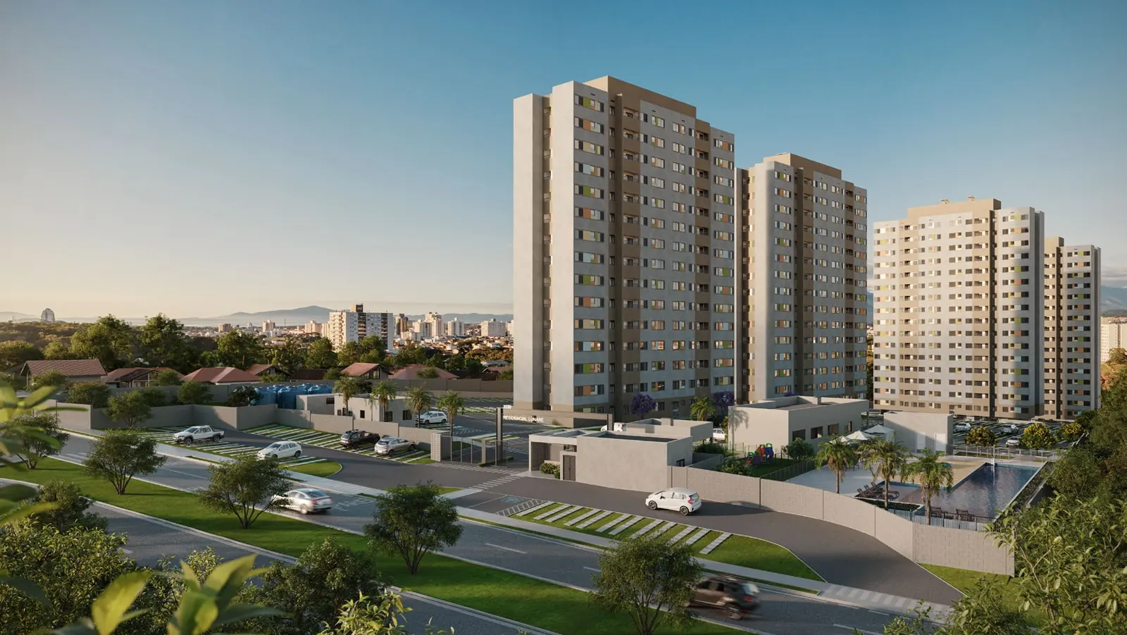 Vista do Residencial Lunare em Limeira